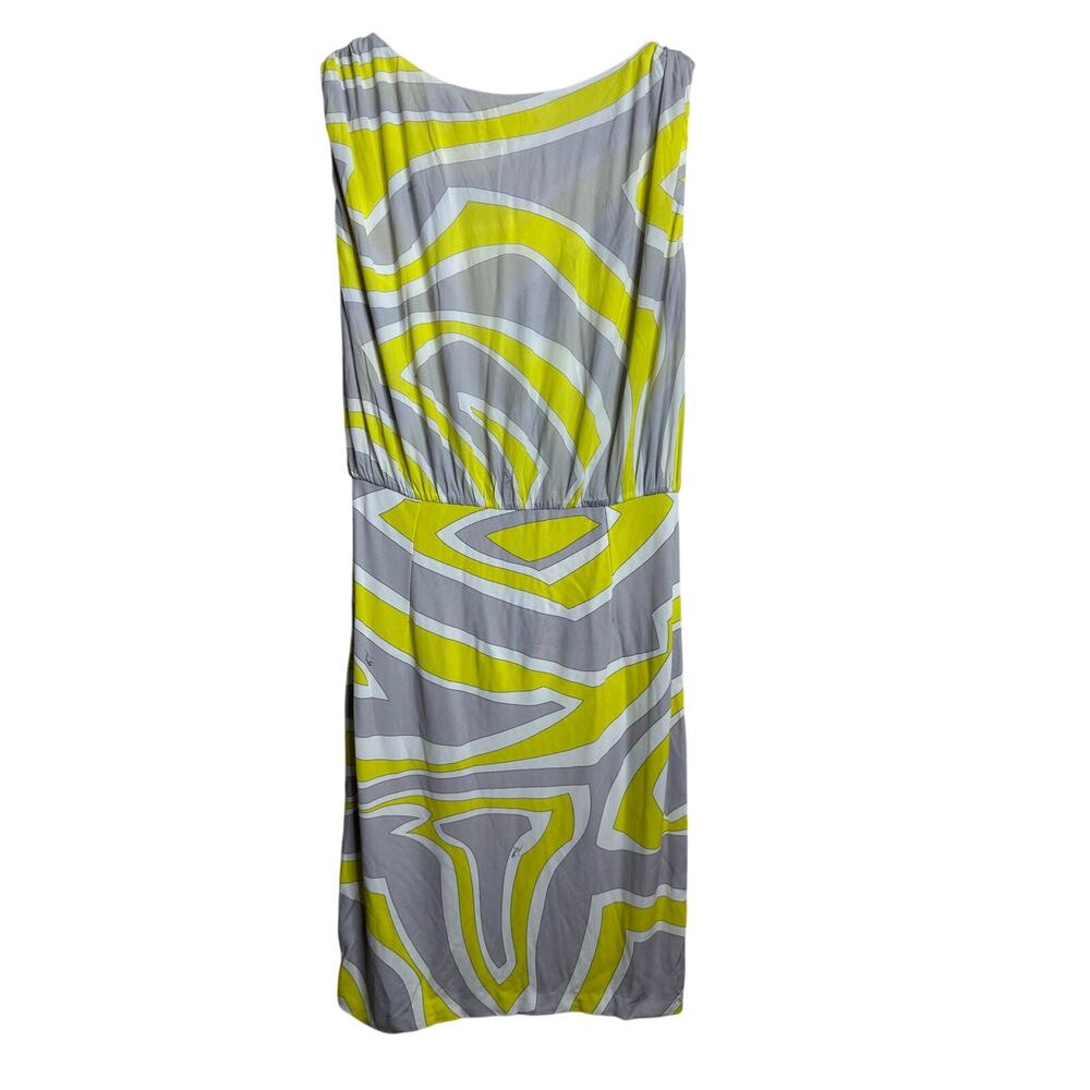 Emilio Pucci Signature Abstract Swirl Print Sleeveless Dress size S